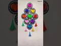 Diy Beautiful Wall Hanging With Waste Cardboard #shorts #diy #youtubeshorts