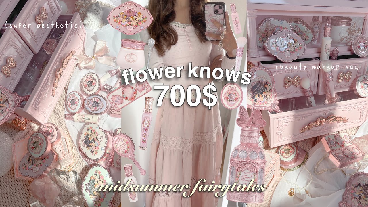 ОГРОМНЫЙ набор косметики Flower Knows: набор косметики для летних сказок🌸