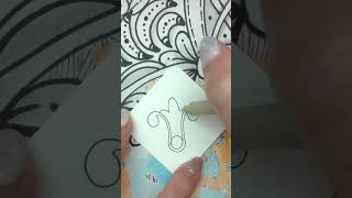 #SYNDEO #short #zentangle#tangle#禪繞畫入門#禪繞圖樣#zentanglepattern How to draw by Knightley Hsiao