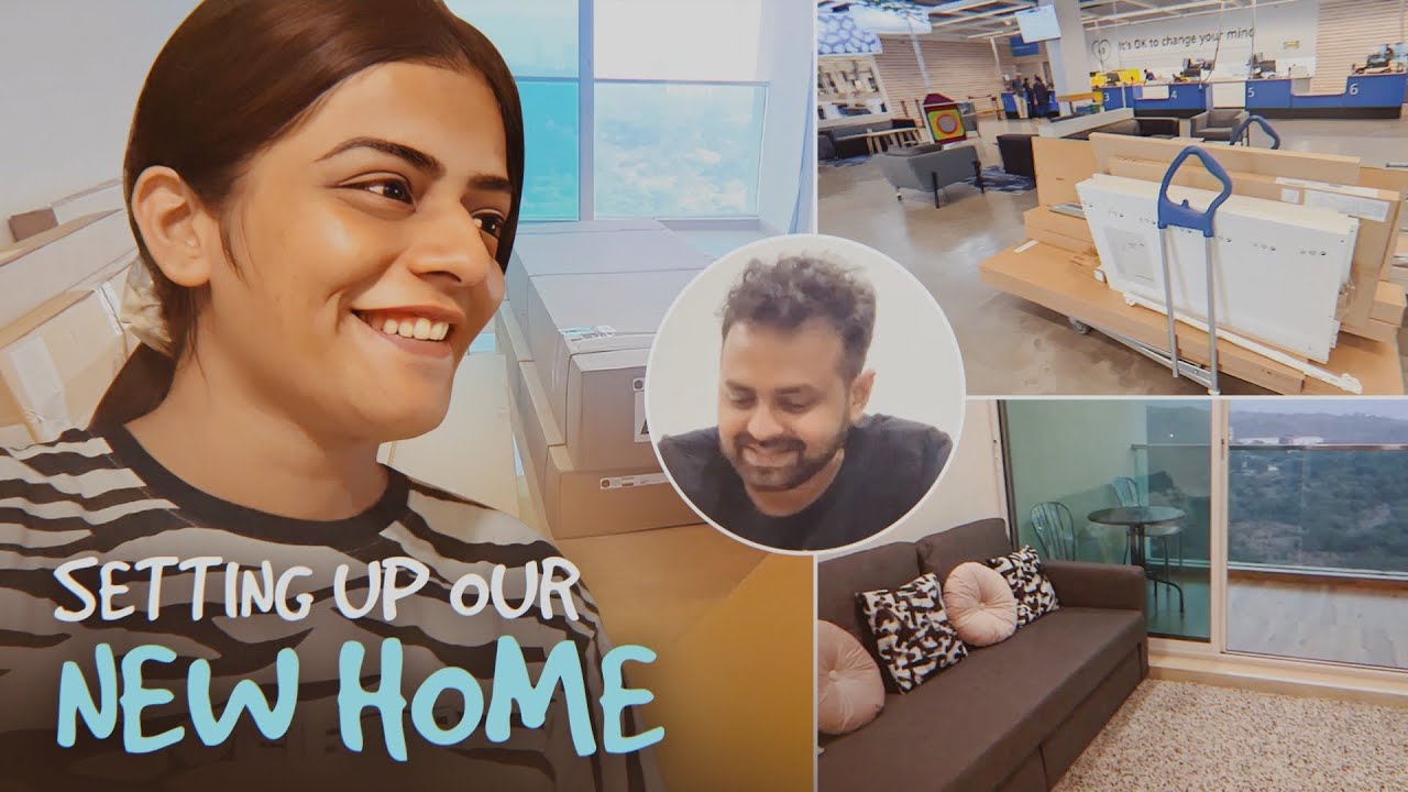 Setting up our new home 🏡 #dhwanisdiary - YouTube