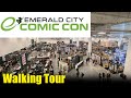 Emerald city comic con 2023   full walkthrough  walking tour 4k  ecc scc  summit building