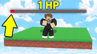 I Gave Everyone 1% HEALTH.. It Was a MISTAKE! (Roblox Bedwars)