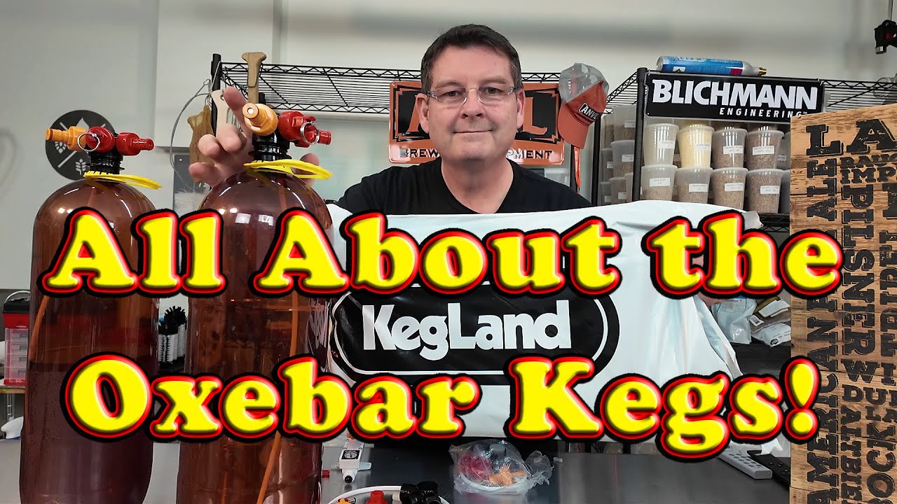 KegLand Oxebar Mono Pet Kegs - 2.1 gal / 8 L - Specs and Uses for these low cost kegs