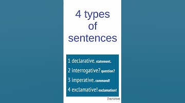 4 types of sentences