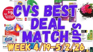 CVS best deal match-ups 4/19/26-5/2/26 | 🔥Easy & Newbie friendly deals | 🔥Spend $30 get $10
