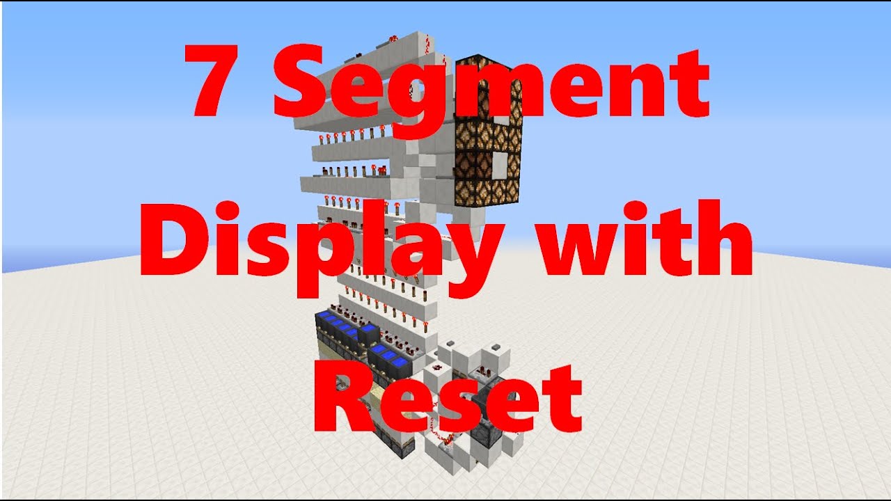 7 Segment Display - Easy + Fast Reset - Tutorial - YouTube