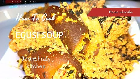 How To Cook Lumpy Egusi Soup without Frying!!! #howto #naijafoods  #healthyfood