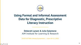 Lynam - Using Formal and Informal Assessment Data for Diagnostic, Prescriptive Literacy Instruction Net Worth