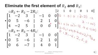 Inverse of 3x3 Matrix using Elementary Row Operations (Gauss-Jordan Method)