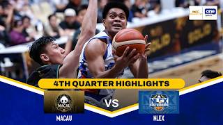 NLEX vs MACAU | 4TH QUARTER HIGHLIGHTS | PBA SEASON 50 GOVERNORS' CUP