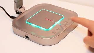 LAOPAO 24W LED Reading Book DESK LAMP 10W Qi Wireless Charging Eye Protect 3000K 6000K RA80 Folding screenshot 5