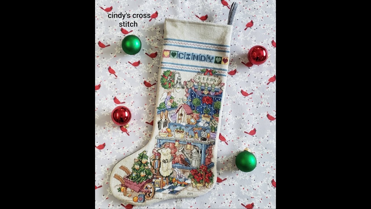 Design Works Counted Cross Stitch Stocking Kit 17 Long-airplane