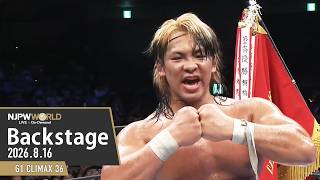 8th Match Backstage with Subtitles 26 G1 CLIMAX 36 8 Backstage