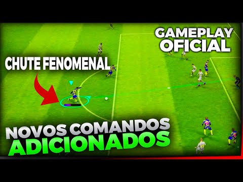 eFootball Pes 2022 Mobile - Gameplay Oficial e Novos Comandos! 