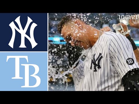 New York Yankees Vs. Tampa Bay Rays | Game Highlights | 10/3/21