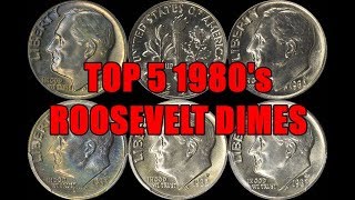TOP 5 1980'S ROOSEVELT DIMES YOU SHOULD LOOK FOR IN CHANGE  High Grade Coins Sell for Over $5,000!