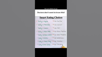 Daily Habits That Keep You Healthy – Smart Eating Choices!