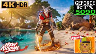 Fortnite Zero Build Gameplay | The Goat Skin 4K Max Graphics (Chapter 7 Season 3)
