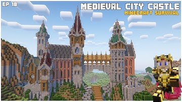 I Build a Medieval City Castle (Part 1)