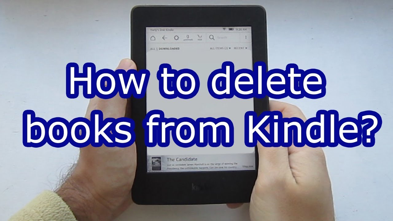 Amazon Kindle Delete Books - Kebayateb