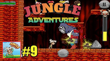 Jungle Adventures Gameplay Walkthrough Part 9 Boss World 3-5  (Android, iOS)