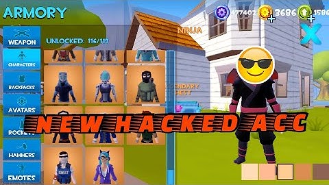 My New Hacked Rocket Royale Account