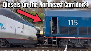 SUPER RARE! Diesel Takeover on the Northeast Corridor in Providence, RI (4/25/26)