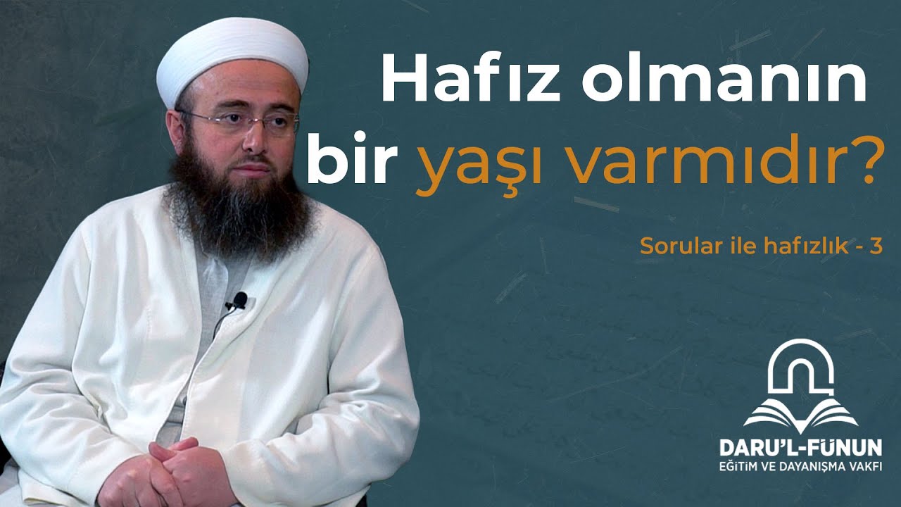 Sorular ile hafızlık 3. bölüm | Hafız olmanın bir yaşı varmıdır?