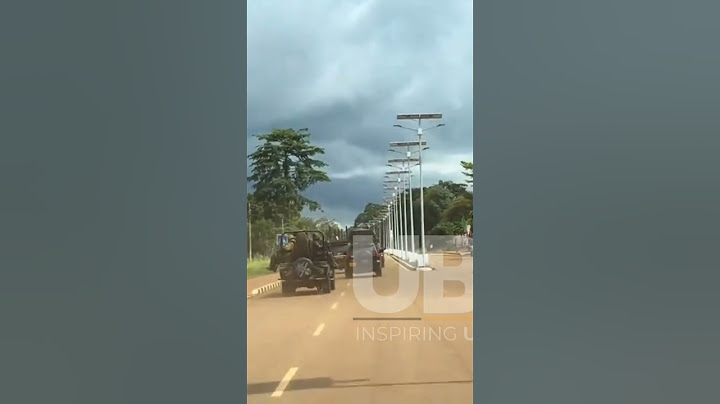 MUSEVENI'S CONVOY IN TORORO FOR NATIONAL DUTIES