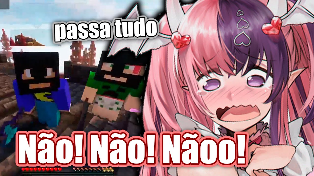 Ironmouse roubada por Brasileiros no Minecraft...