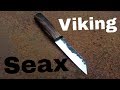 Viking Seax Knife | Forged from Coil Spring