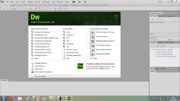 EP.1 วิธีการเรียกใช้งานโปรแกรม Adobe Dreamweaver CS6