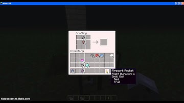 How to make fireworks with color on minecraft 1.4.6