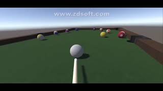 billiard game simulation screenshot 4