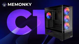 MEMONKY C1 Mid-Tower ATX Panoramic Computer Case
