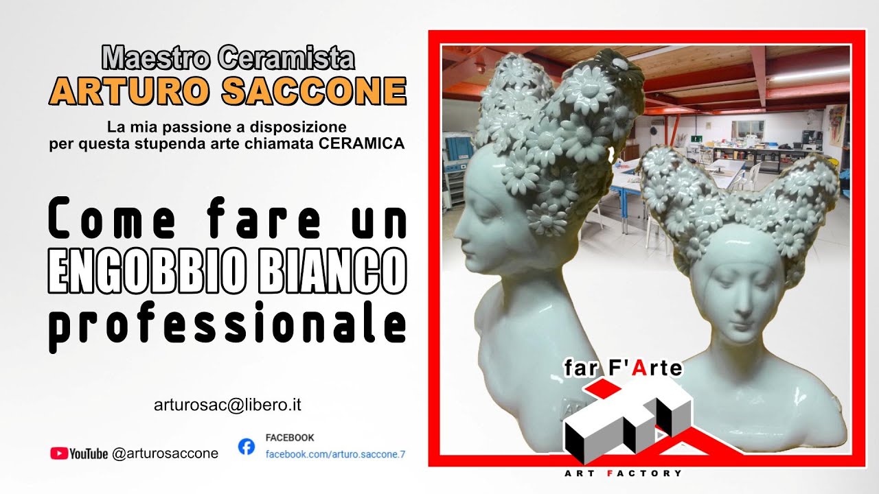 Come fare un engobbio bianco professionale