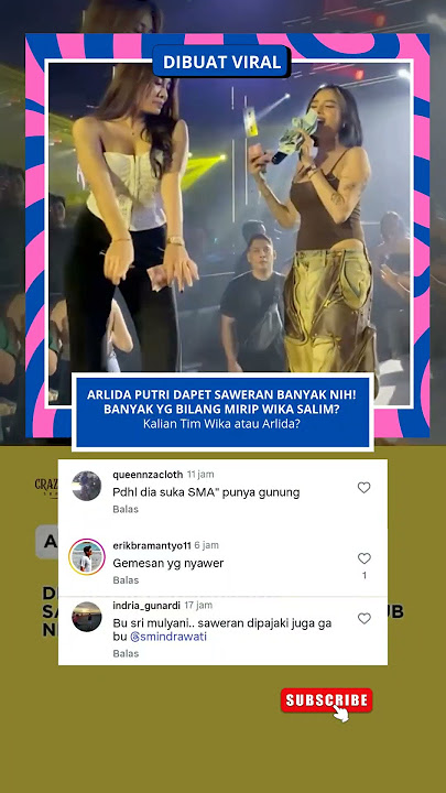 Arlida Putri Menang Banyak! #viral #viralvideo #konser #arlidaputri #shorts #shortvideo
