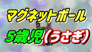 【マグネットボール 1000個】５歳児が作るマグネットボール、カラフルうさぎ