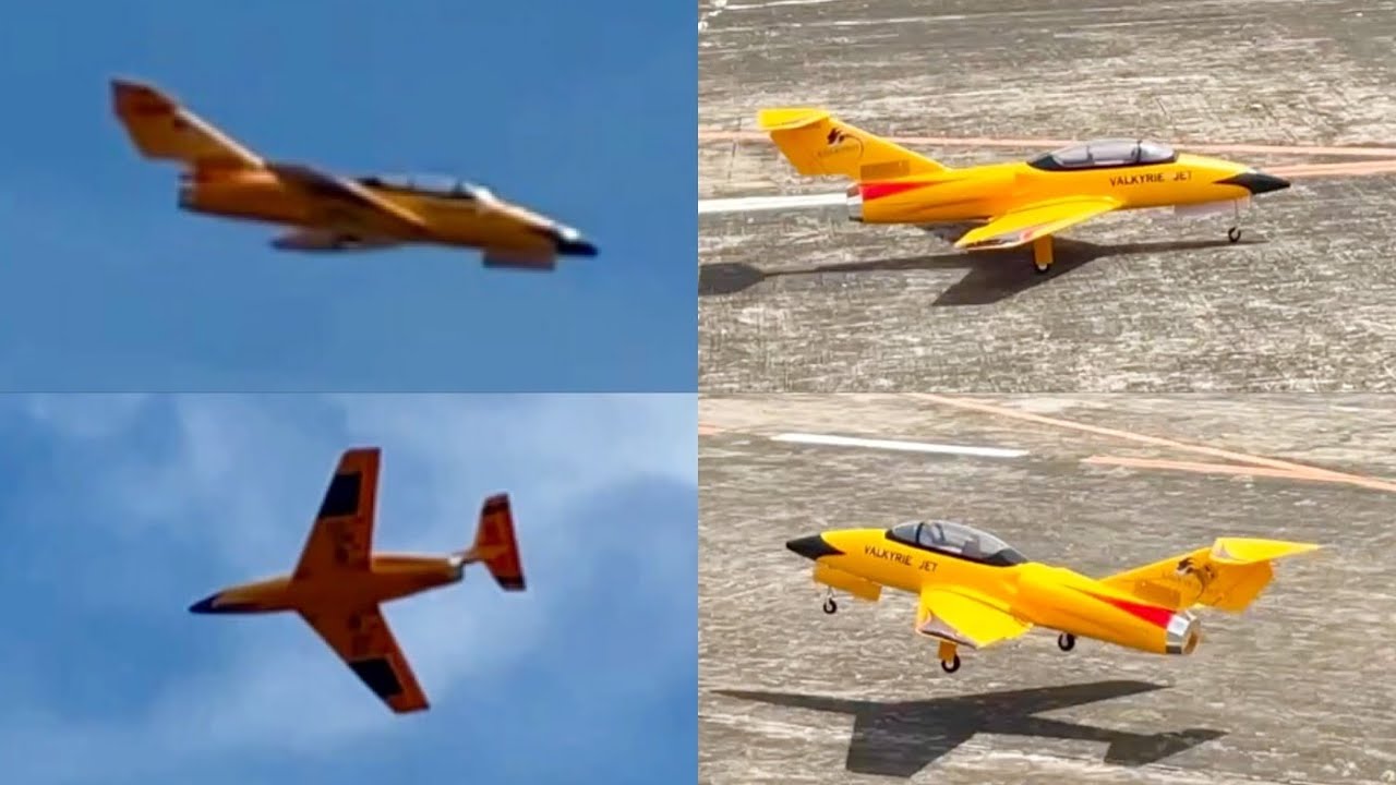 Taft-Hobby Valkyrie 90mm EDF Jet maiden flight@HKMEC