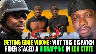 ​David Ekes Arrested: Dispatch Rider Fakes Kidnapping Over 1.3 Million Naira Gambling Loss