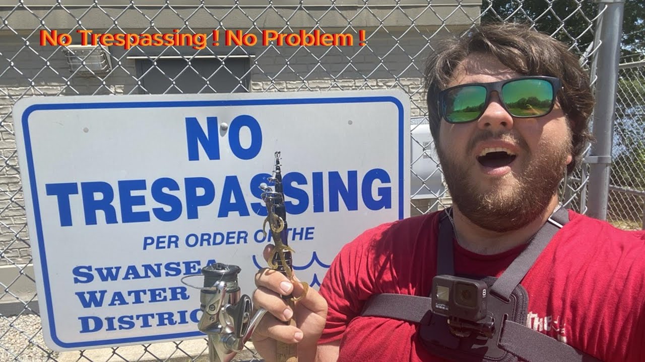 No Trespassing ! No Problem ! #fishing #bassfishing #challenge