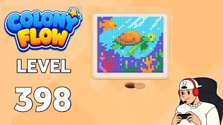 Colony Flow level 398 walkthrough gameplay Solution