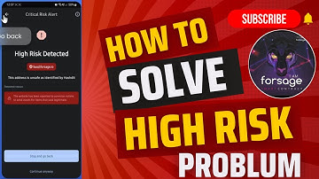 How to fix high risk detected in forsage || forsage I
