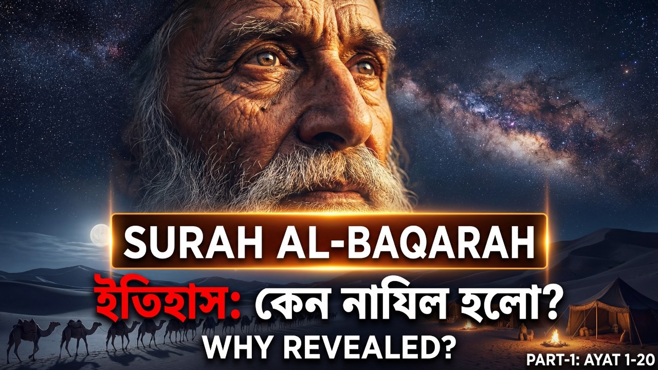 সূরা বাকারার ইতিহাস | Why Surah Bakarah Revealed? (Part-1: Ayat 1-20)