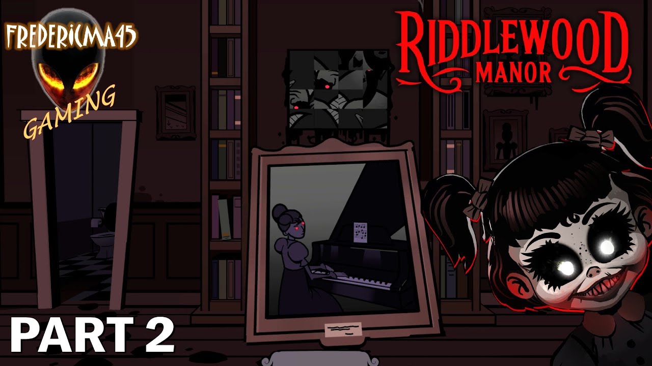 Riddlewood Manor PART 2 Chapters 5, 6, 7, 8 Walkthrough / Achievements (Spooky point & click game)