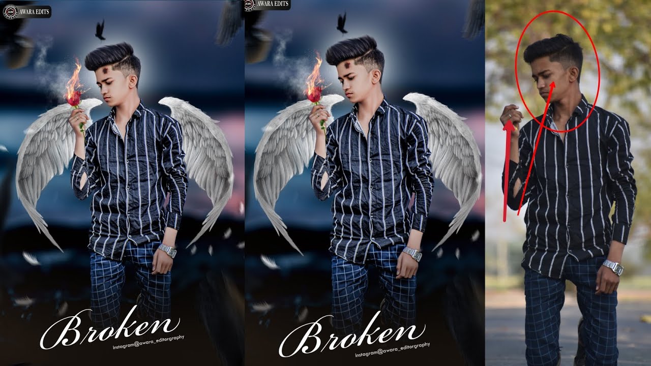 Sad Photo Editing | Broken heart Photo Editing | Fake Love Photo Editing | Picsart Photo Editing