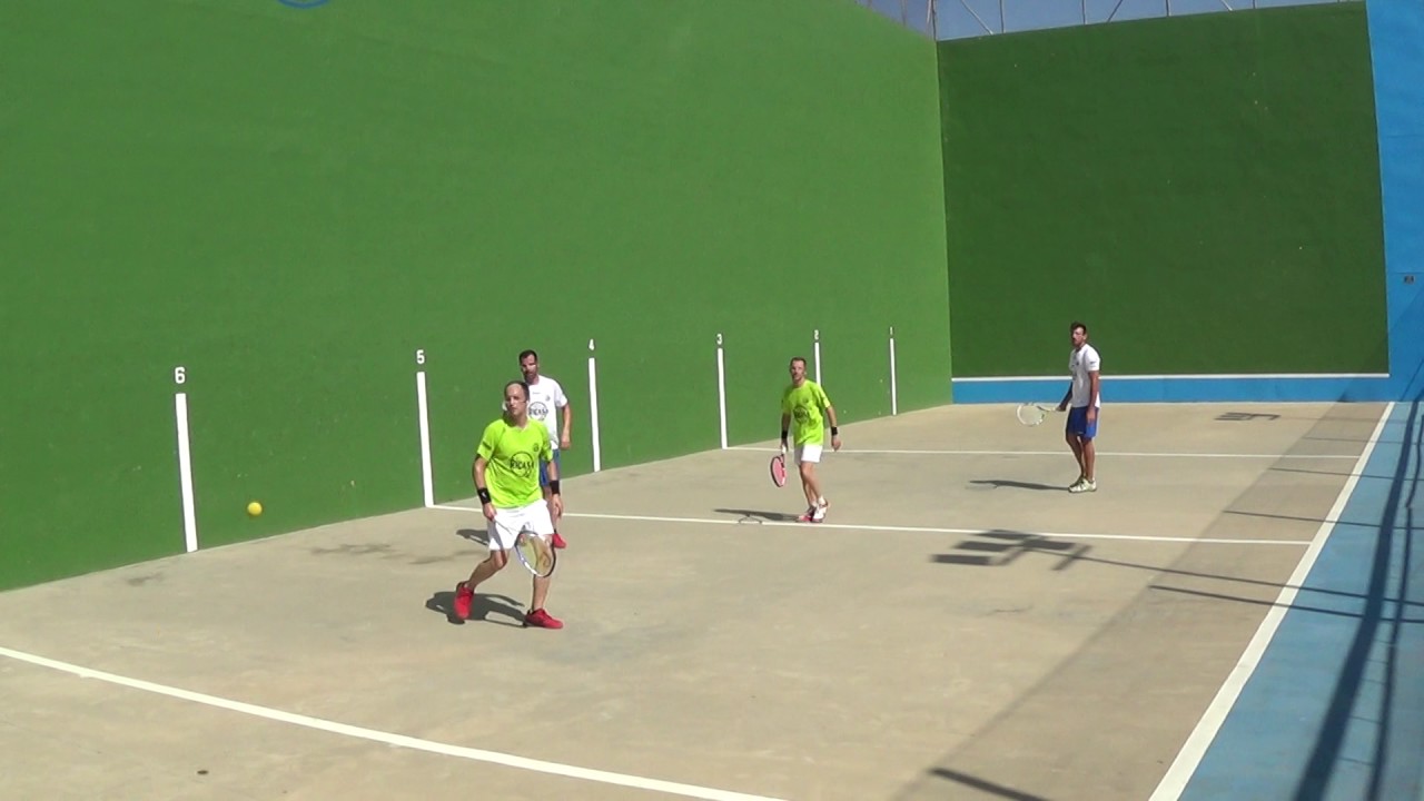 Open de Frontenis Portacoeli Cebrián y Francésc vs Moisés y Raúl 1