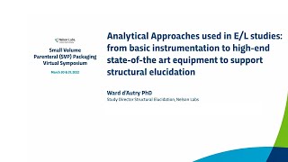 Analytical Approaches used in E&L studies