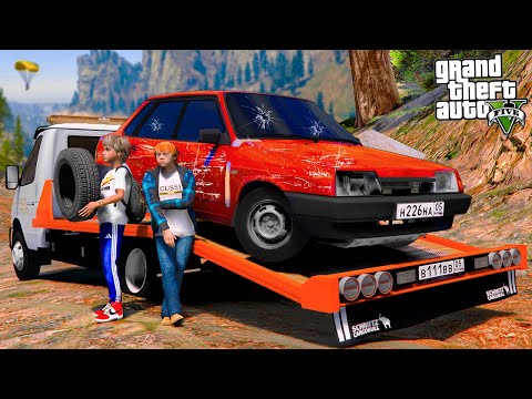 ОПЕРСКАЯ ЕЗДА В GTA 5 - ДИМОН НАШЕЛ ЗАБРОШЕННЫЙ ОПЕРСКИЙ ВАЗ 21099 В ЛЕСУ! 🌊ВОТЕР