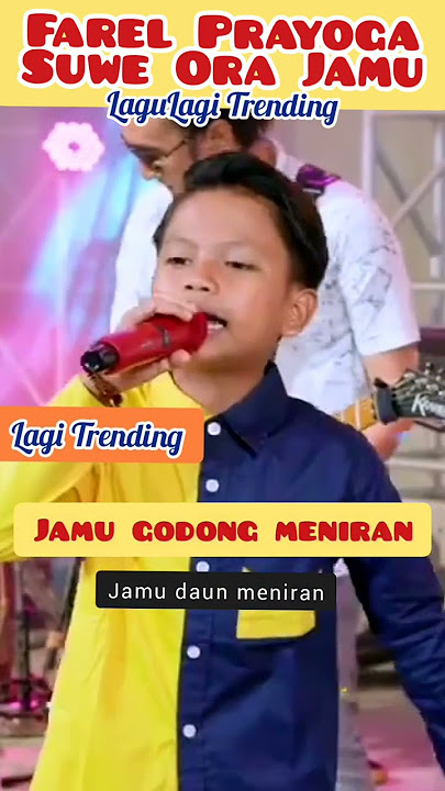 Lagi Trending! 'Farel Prayoga Suwe Ora Jamu' -Jamu Farel Temu pisan dadi pikiran🤗😅